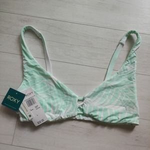 ROXY NEW Palm Dreams Reversible Bikini Top Brooke Greene